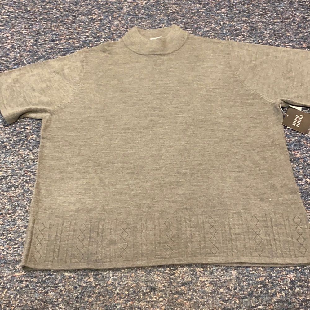 Sag Harbor Gray Turtleneck top sz. 1X NWT